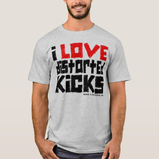distortedkicks02-red&black t-shirt