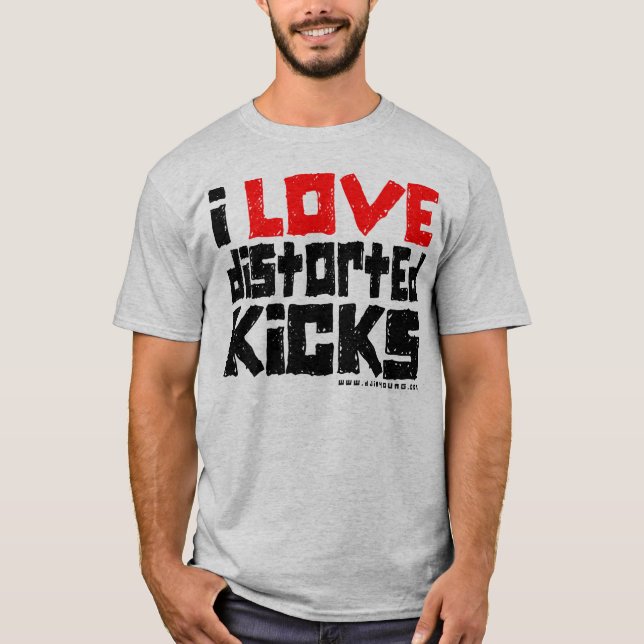 distortedkicks02-red&black t-shirt (Framsida)
