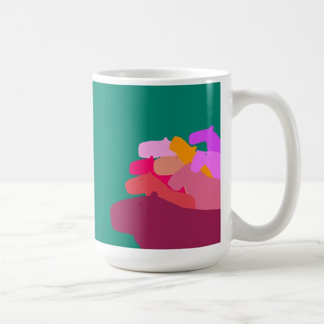 Distraherad Capybaras Kaffemugg (Höger)