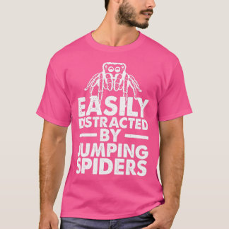 Distraherad genom att pippa Spider Älskare T Shirt