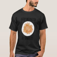 Distraherat av Spaghetti som säger Pasta Noodles