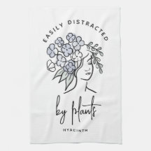Distraherat Gardener Boho Blommigt Cute Plant