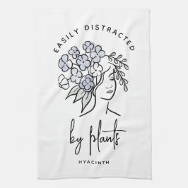 Distraherat Gardener Boho Blommigt Cute Plant Kökshandduk