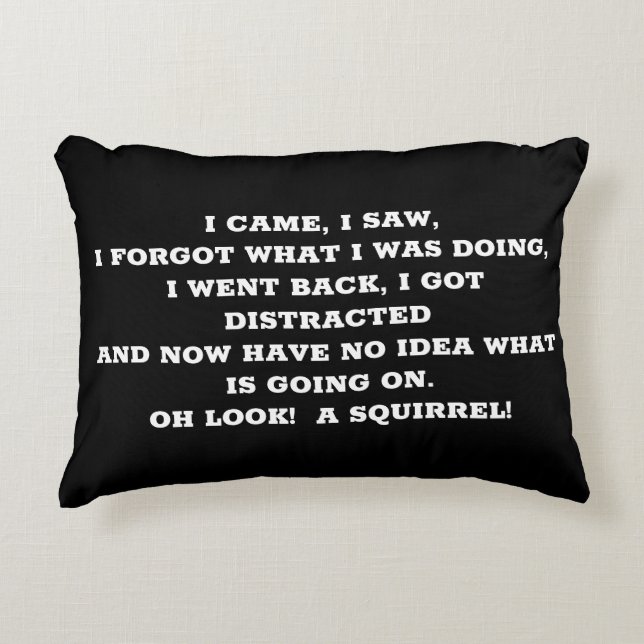 "DISTRAKTERAT" DEKORATIV KUDDE (Framsidan)