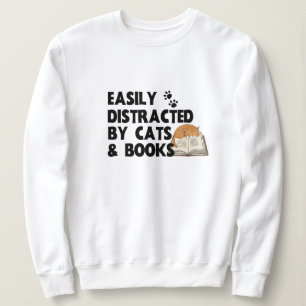 Distraktionsteckenofferter Funny Bokar och Kat M T Shirt