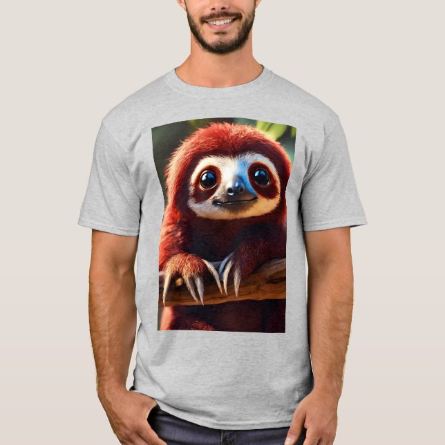 "Distraktiv tilldelning: Unik design Stil T-Shirt" T Shirt (Framsida)