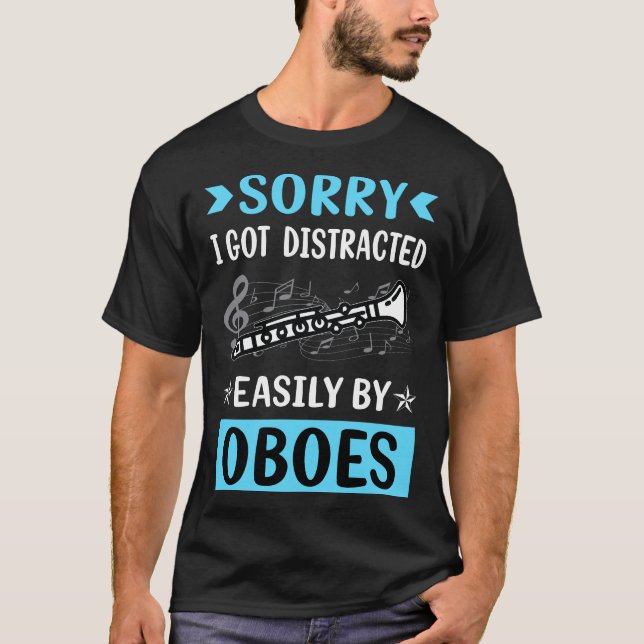 Distrated Oboe T Shirt (Framsida)