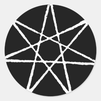 Distrationsdekaler Runt Klistermärke