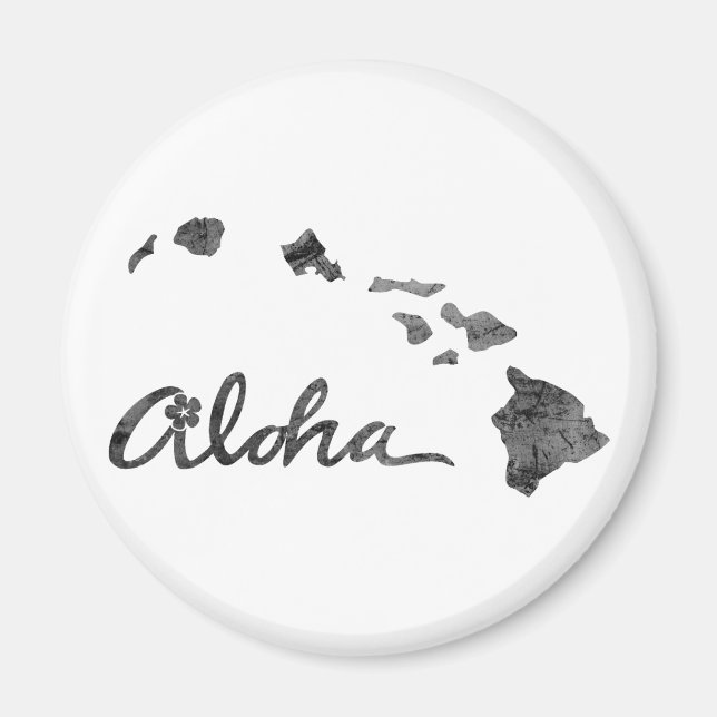Distress Aloha Island Magnet (Framsidan)