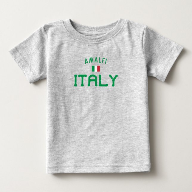 Distress Amalfi Italien T Shirt (Framsida)