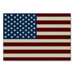 Distress American Flagga Bordsnummer
