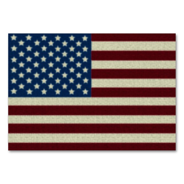 Distress American Flagga Bordsnummer (Baksidan)
