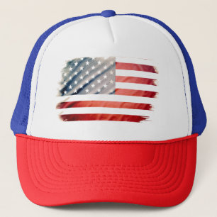 Distress American Flagga Keps