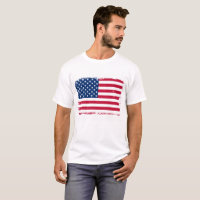 Distress American Flagga T-Shirt