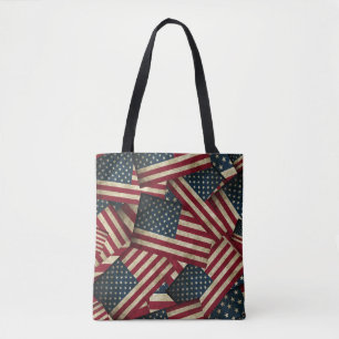 Distress American Flaggor Tygkasse