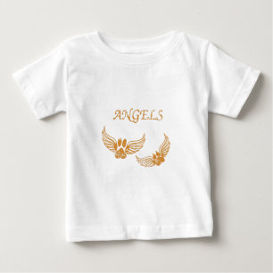 Distress Angel Pet Tass T Shirt