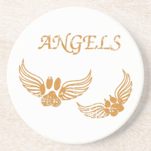 Distress Angel Pet Tass Underlägg Sandsten
