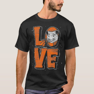 Distress Animal Rodent Älskare Hamster T Shirt