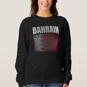 Distress Bahrain Flagga Graphic För manar Women Ki T Shirt