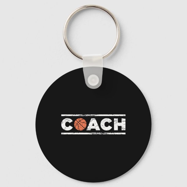 Distress Basketball Coach Nyckelring (Framsida)