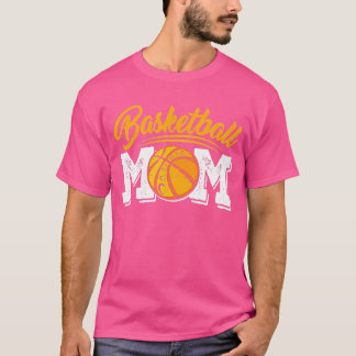 Distress Basketball Mamma, Mamma Women Mamma T Shirt