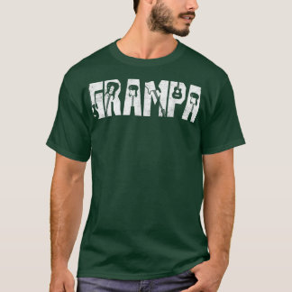 Distress Best Grampa nånsin Guitar Älskare Guitari T Shirt