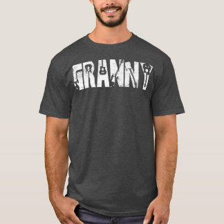 Distress Best Granny Aldrig Guitar Älskare Guitari T Shirt