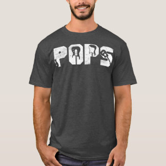 Distress Best Pops nånsin Guitar Älskare Guitarist T Shirt