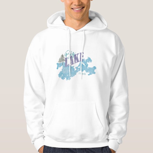 Distress Big Sjö Alaska Sweatshirt eller Tshirt (Framsida)