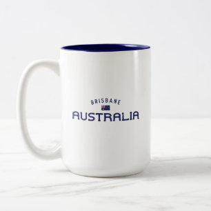 Distress Brisbane Australien Två-Tonad Mugg