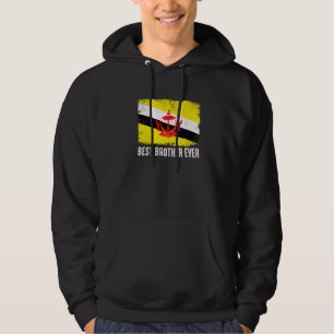 Distress Brunei Flagga Best Brother Aldriotic Patr Hoodie