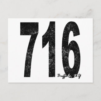 Distress Buffalo 716 Vykort