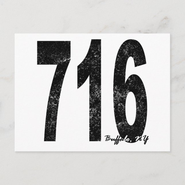 Distress Buffalo 716 Vykort (Framsida)