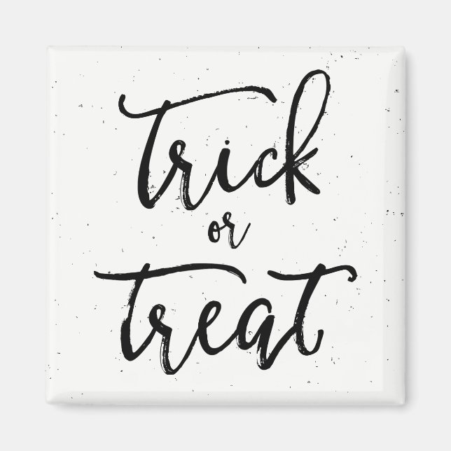 Distress Bus eller godis Halloween Magnet (Framsidan)