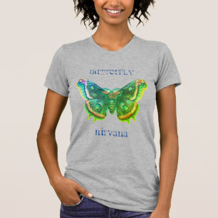 Distress Butterfly Nirvana T Shirt