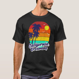Distress California Dreaming Summer Beach T Shirt