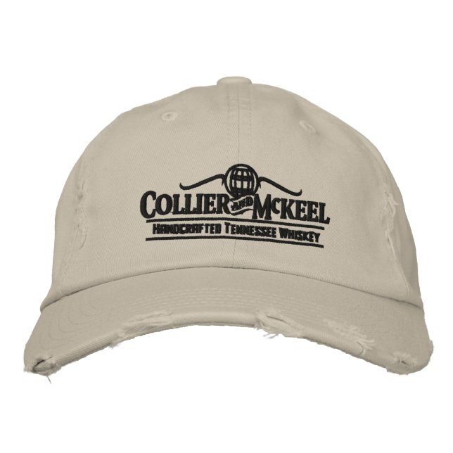 Distress Cap Broderad Keps (Framsida)