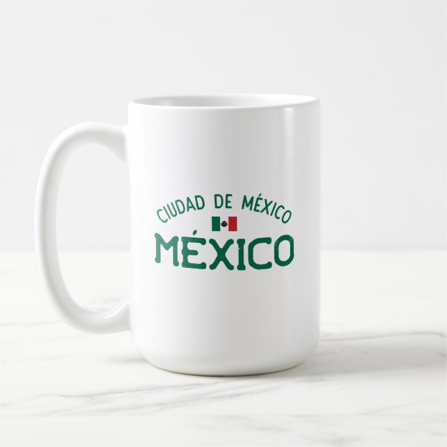 Distress Ciudad de México (Mexiko City) Kaffemugg (Vänster)