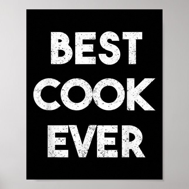 Distress Cook Aldrig Poster (Framsidan)