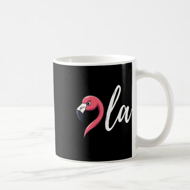 Distress Flamingo Comma La Funny Kamala Harris P Kaffemugg (Höger)
