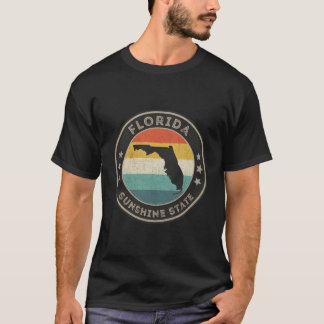 Distress Florida Sunshine State T Shirt