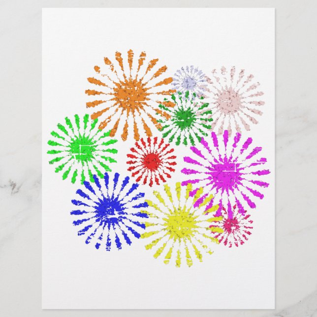 Distress Flower Burst (Framsida)