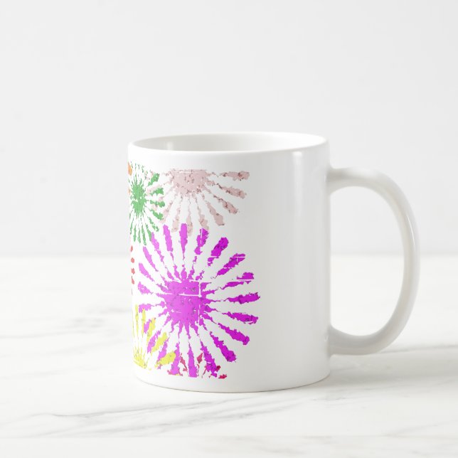 Distress Flower Burst Kaffemugg (Höger)