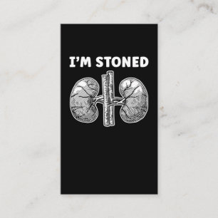 Distress Funny Kidney Stone Surgery Visitkort