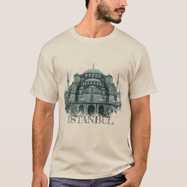 Distress Grunge Istanbul T-Shirt (Framsida)