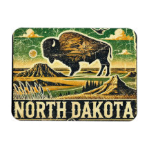 Distress Grunge North Dakota