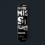 Distress Grunge Urban Typography Ord Cloud Skat Mini Skateboard Bräda 18,5 Cm<br><div class="desc">Effekten av det här trendiget av gatutextbaserad design beror på längden på ditt namn. Välj "Klicka för att anpassa ytterligare" grund i "Anpassa den här mallen" för att få det utseende du vill ha. Du kan också göra bakgrunden och / eller texten till valfri färg. Se till att roligten skapar....</div>