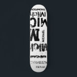 Distress Grunge Urban Typography Ord Cloud Skat Mini Skateboard Bräda 18,5 Cm<br><div class="desc">Effekten av det här trendiget av gatutextbaserad design beror på längden på ditt namn. Välj "Klicka för att anpassa ytterligare" grund i "Anpassa den här mallen" för att få det utseende du vill ha. Du kan också göra bakgrunden och / eller texten till valfri färg. Se till att roligten skapar....</div>