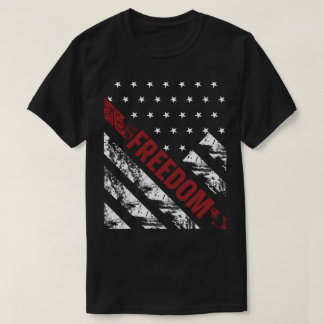 Distress Grunge USA Freedom T Shirt