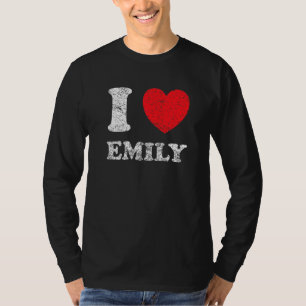 Distress Grunge Worn Out Stil I Kärlek Emily T Shirt